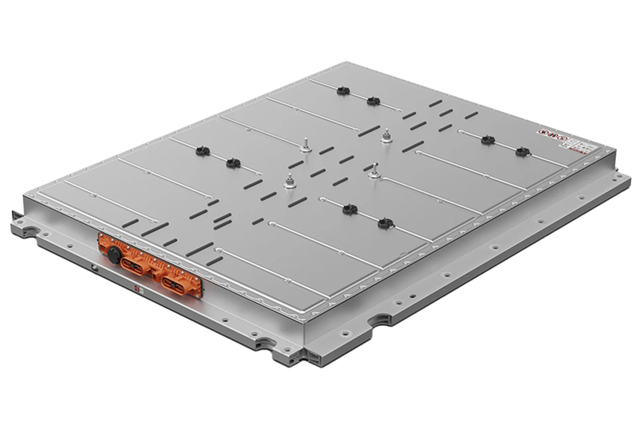 pacco batteria - applicazione elemento di collegamento del pacco batteria